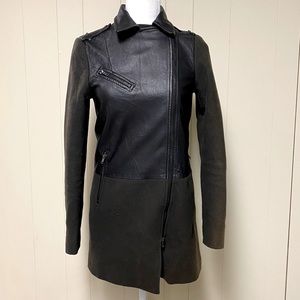 Women’s  Leather Coat | xs